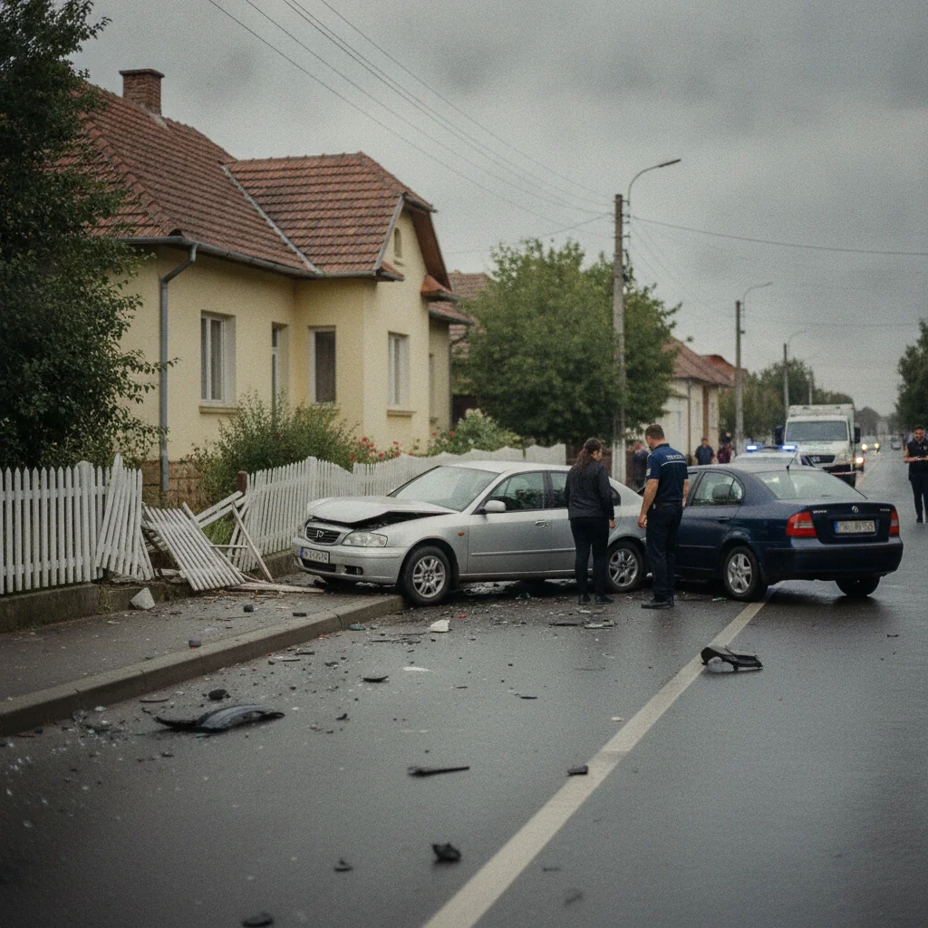 Accident pe Bulevardul Dăscălescu: Un Șofer Rănit După Ce A Pierdut Controlul Direcției