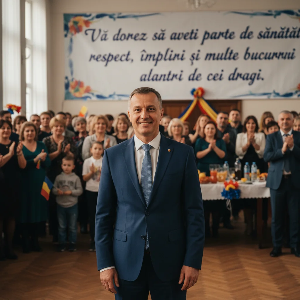 Adrian Ciobanu urează sănătate, respect și fericire alături de familie și prieteni