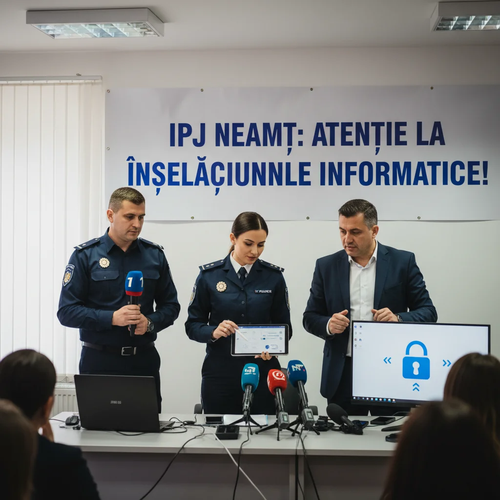 Alertă privind înșelătoriile informatice în județ