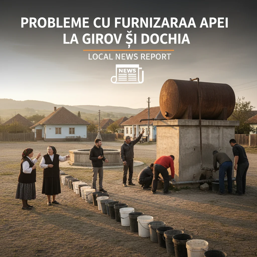 Avarii și întreruperi în furnizarea apei la Girov și Dochia