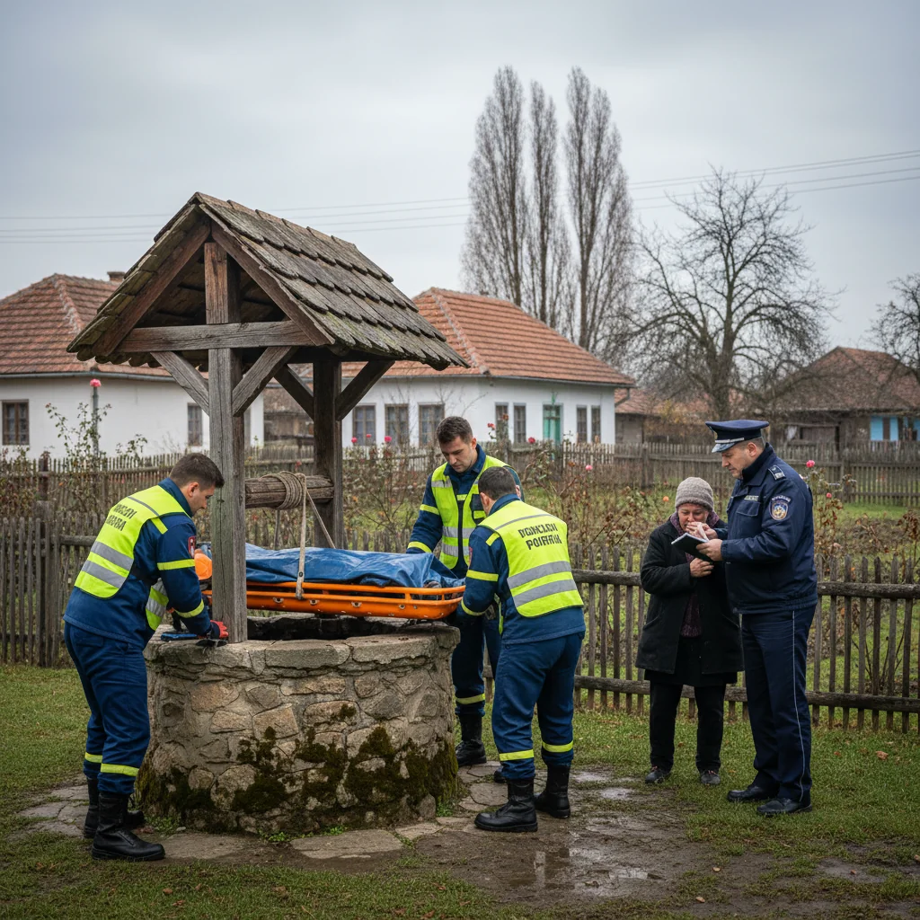 Bărbat descoperit mort într-o fântână din Neamț