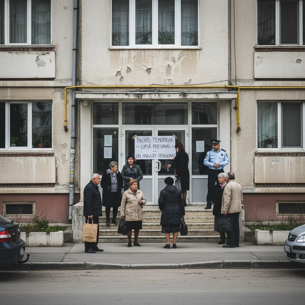 Casa de Pensii din Roman, blocată după plecarea unui angajat