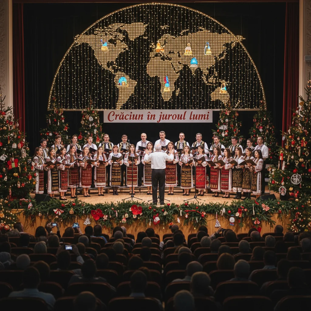 Christmas around the World – Concertul Coralei Ciprian Porumbescu la Piatra-Neamț