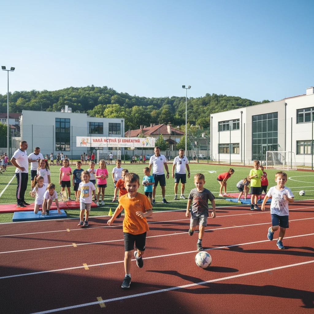 Copiii din Piatra-Neamț se bucură de o vară sportivă și educativă