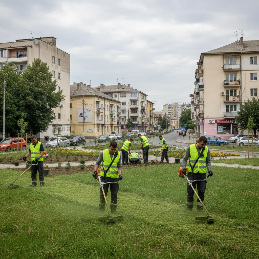 Cosiri și plantări în cartierele Dărmănești și Precista