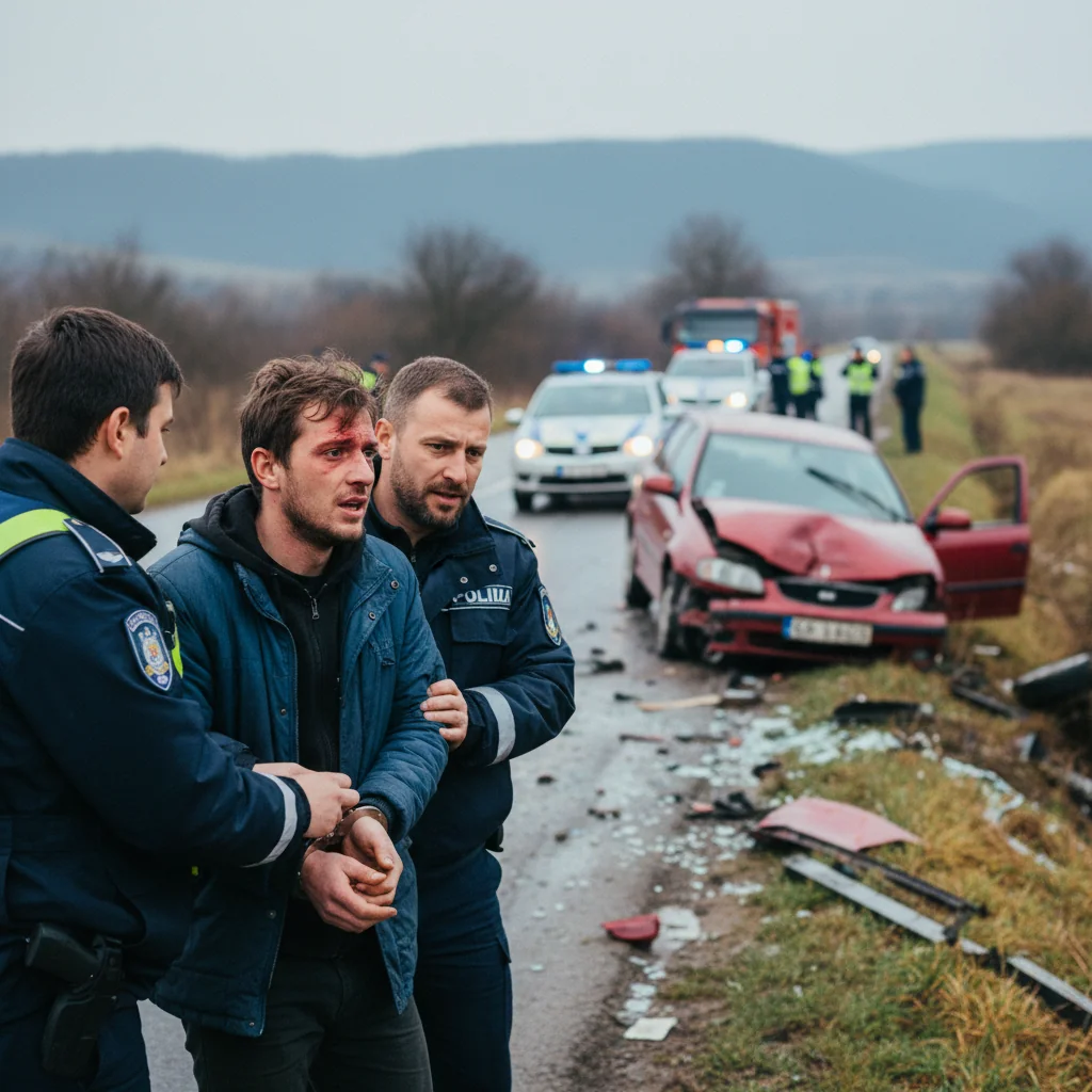 Doi șoferi băuți, depistați în Neamț; unul a produs accident
