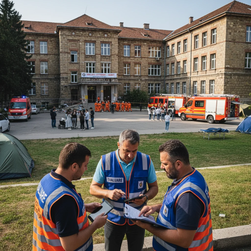 Exercițiu de simulare cutremur evaluat în Piatra Neamț pe 4 martie 2026