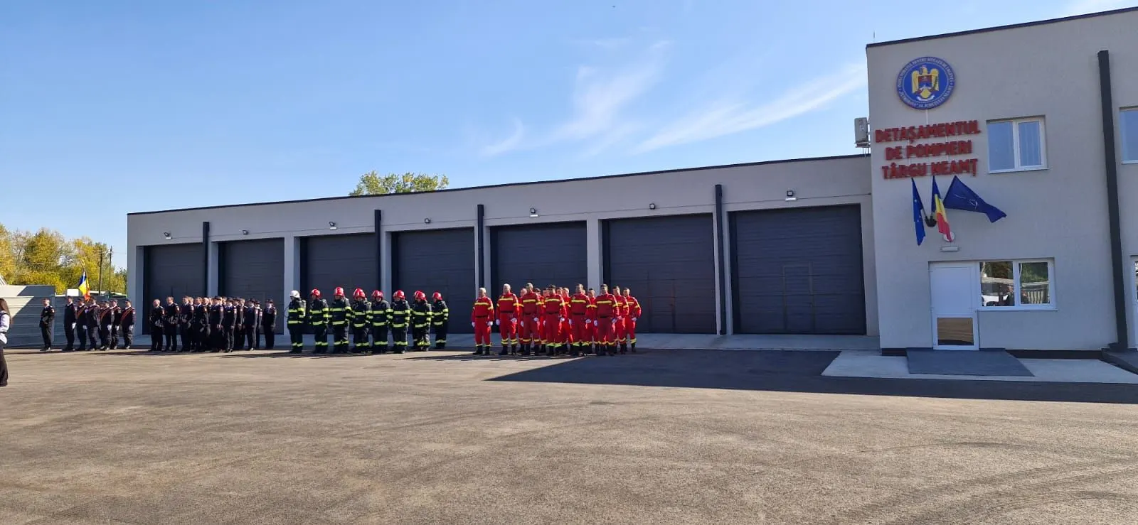 Inaugurat la Târgu-Neamț sediul pompierilor; 1.497 de misiuni în nouă luni