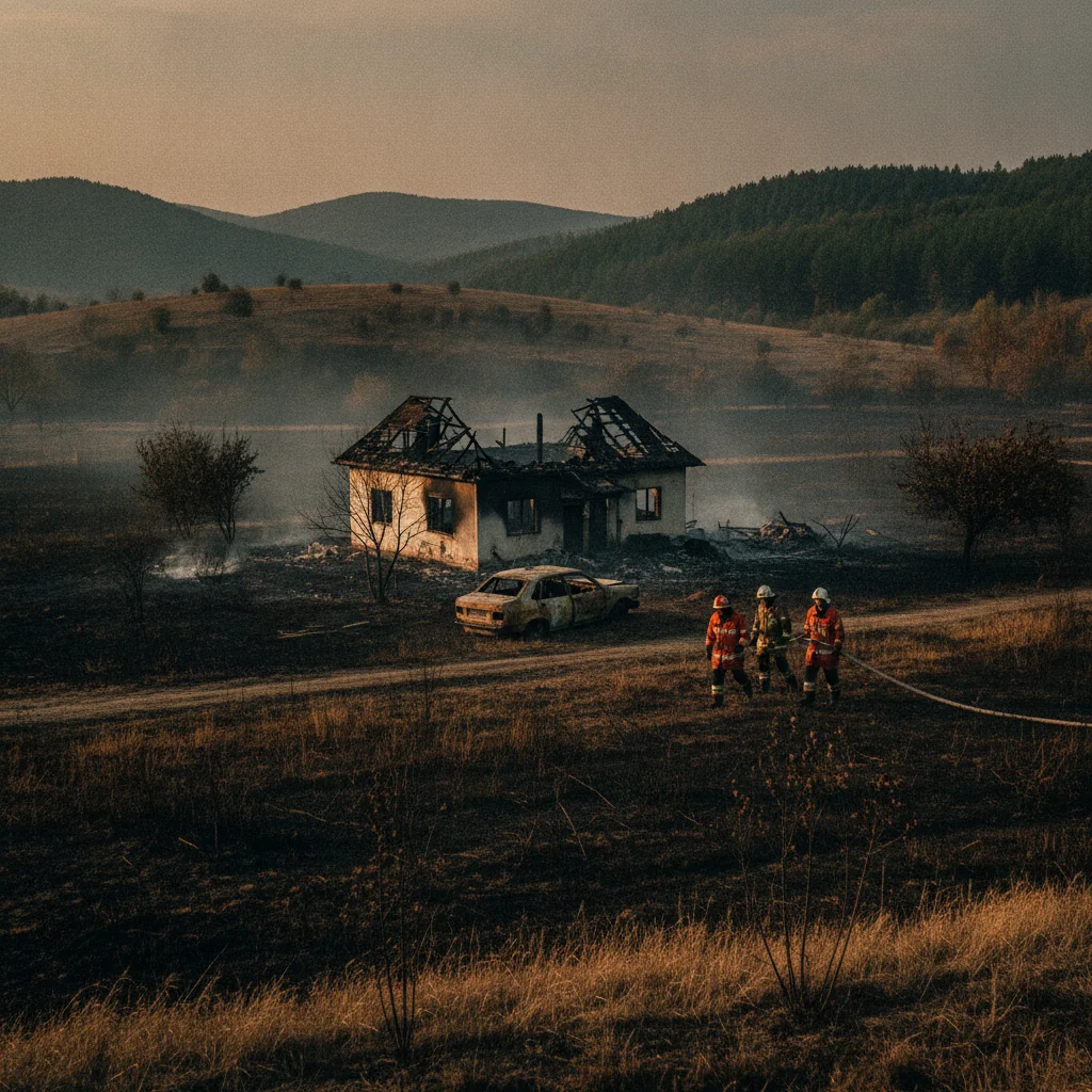 Intervenții pompieri Neamț: Incendii la case, mașini, vegetație