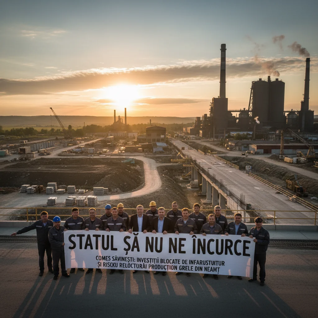 Investiții blocate de infrastructură deficitară și riscul mutării producției grele din Neamț