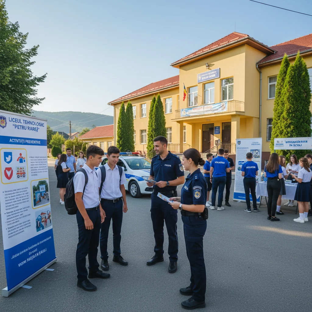 Măsuri preventive în școlile și zonele din jurul unităților de învățământ din Piatra-Neamț