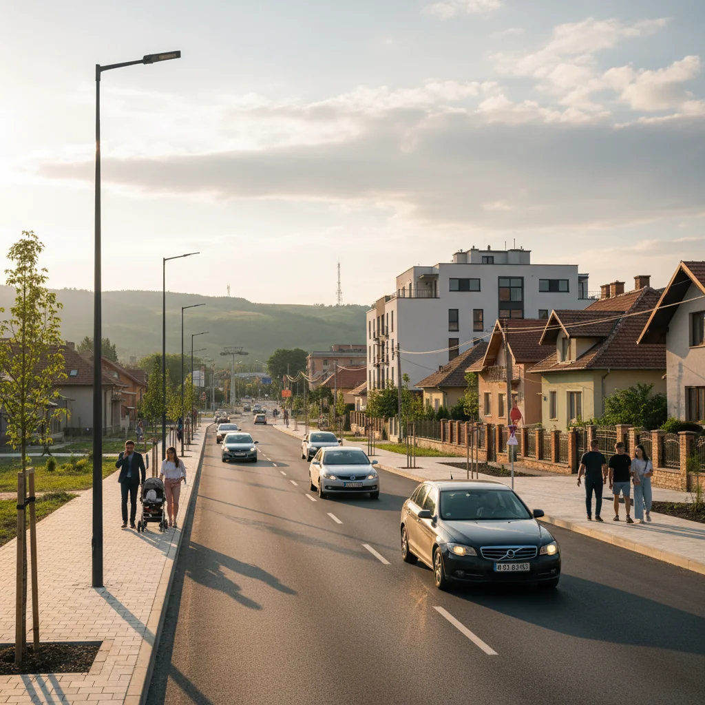 Modernizarea străzii Fermelor din Piatra-Neamț asigură trafic fluid