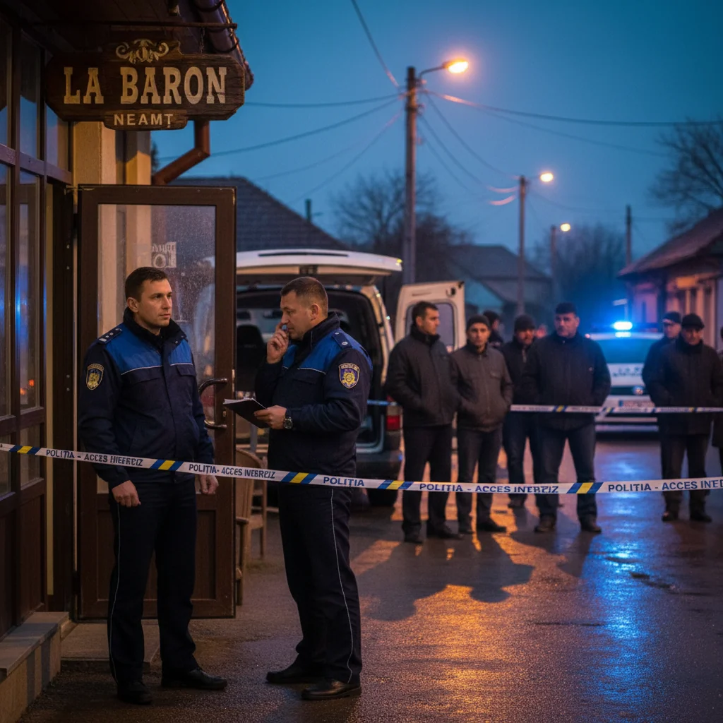 Neamț – Poliția anchetează decesul unui bărbat în timp ce se afla într-un local public