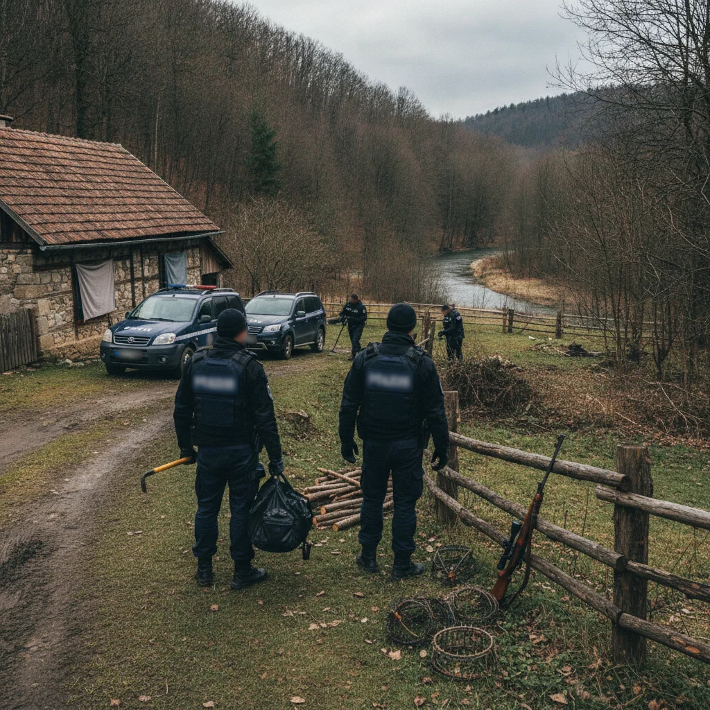 Percheziții în Târgu-Neamț și Pipirig: arme și 13 kg de carne de vânat, confiscate