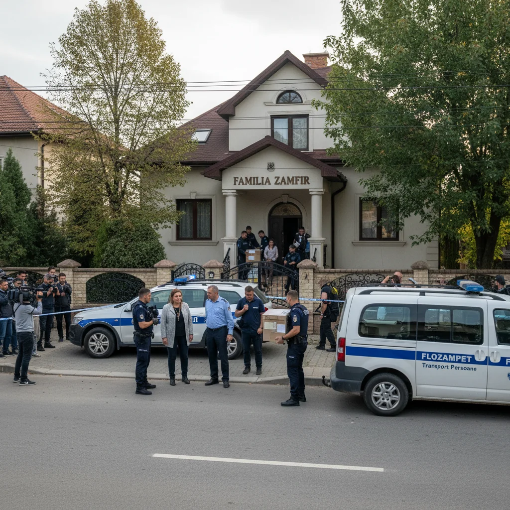Percheziții la familia Zamfir, administratorii Flozampet, firmă de transport persoane, pentru suspiciuni de ilegalități