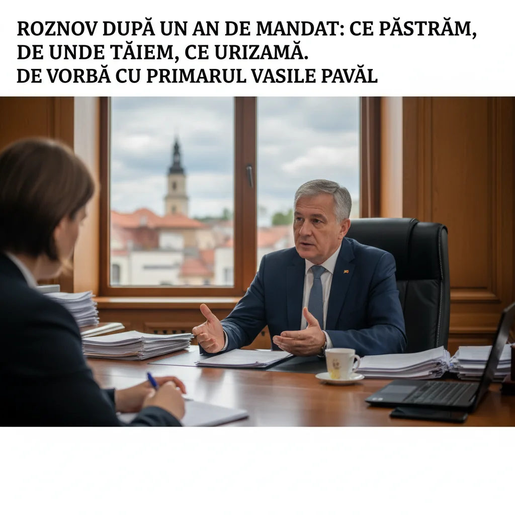 priorități, reduceri și planuri viitoare – interviu cu primarul Vasile Pavăl