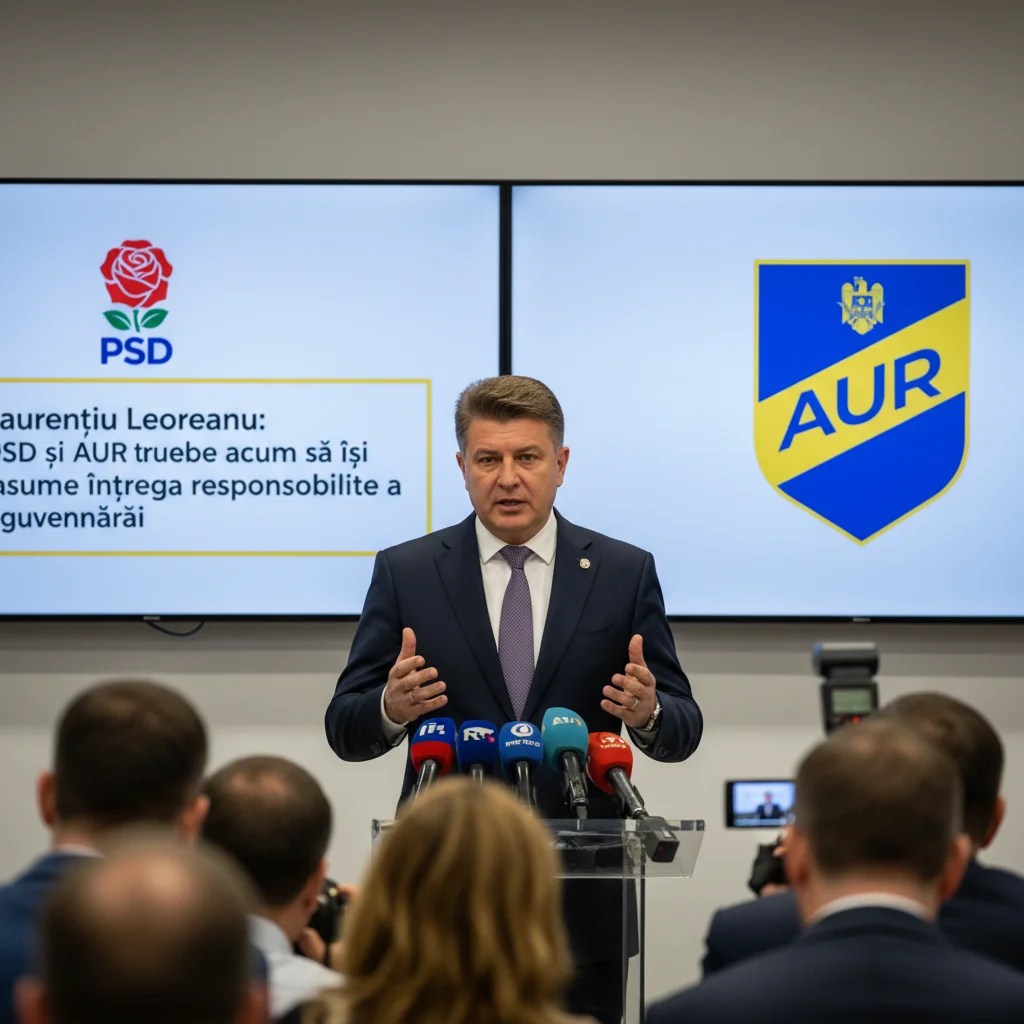 PSD și AUR trebuie să își asume responsabilitatea guvernării