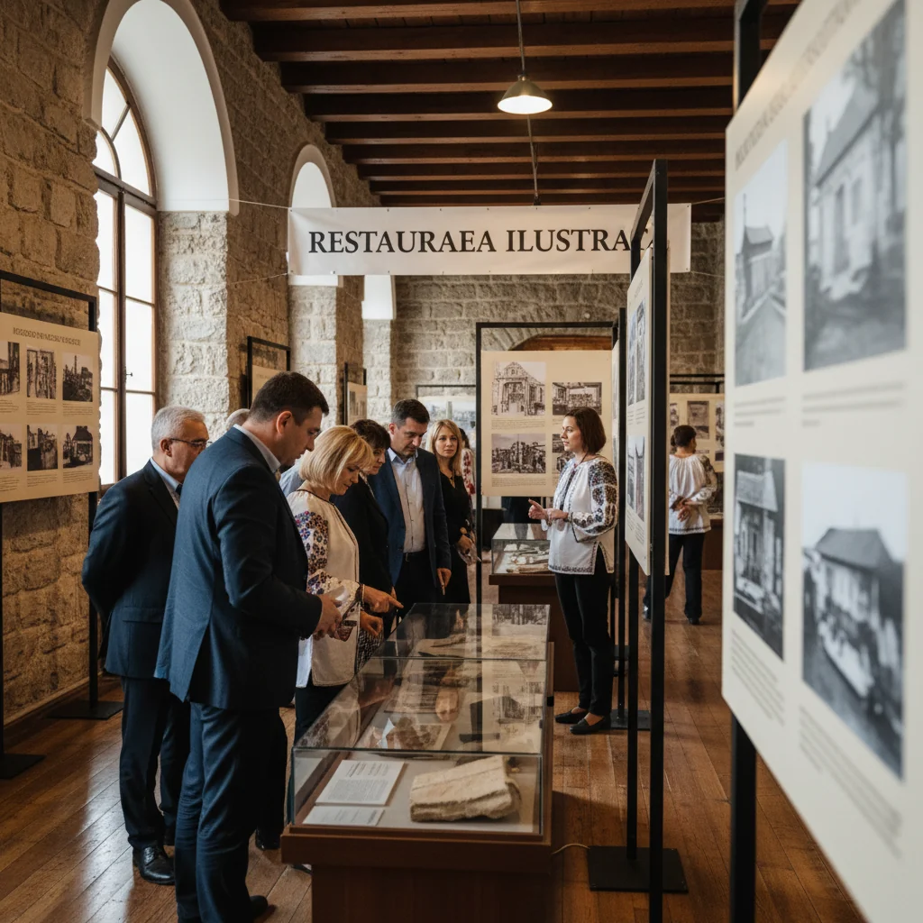 Restaurarea ilustrată – expoziție de artă la Muzeul de Istorie și Etnografie din Târgu-Neamț