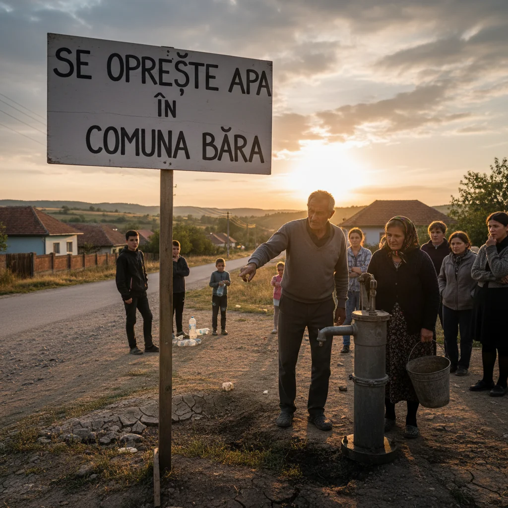 Se întrerupe furnizarea apei în comuna Bâra