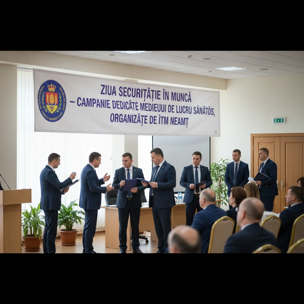 Securitatea în muncă: Campanie pentru un mediu de lucru sănătos