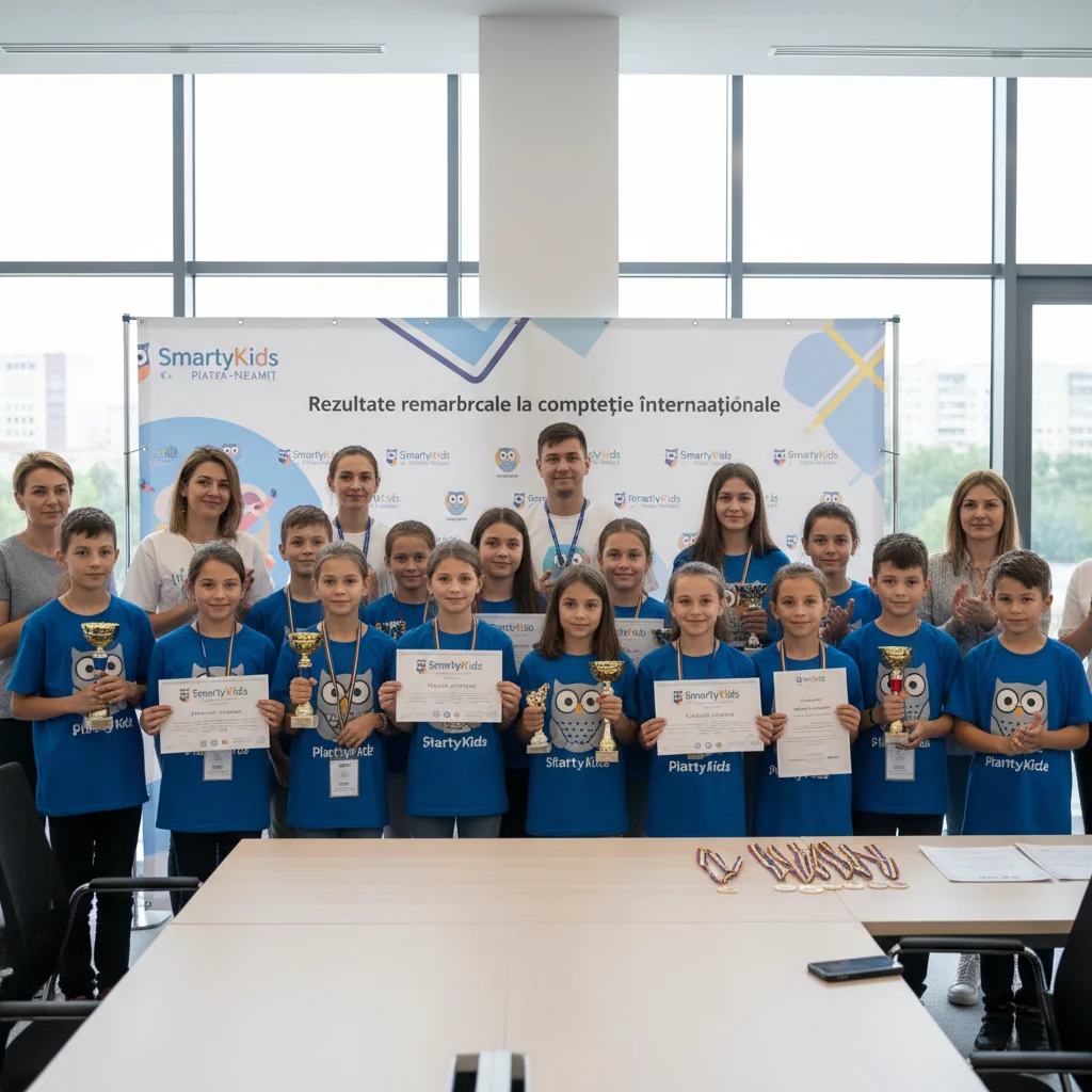 SmartyKids Piatra-Neamț, succese impresionante la competiții internaționale