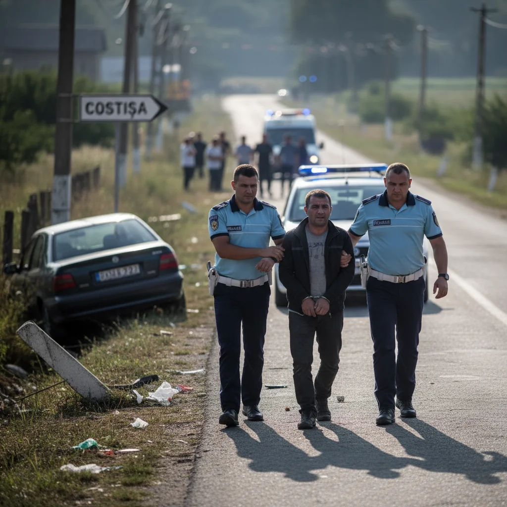 Șofer arestat după accidentul de la Costișa, sub influență alcoolică
