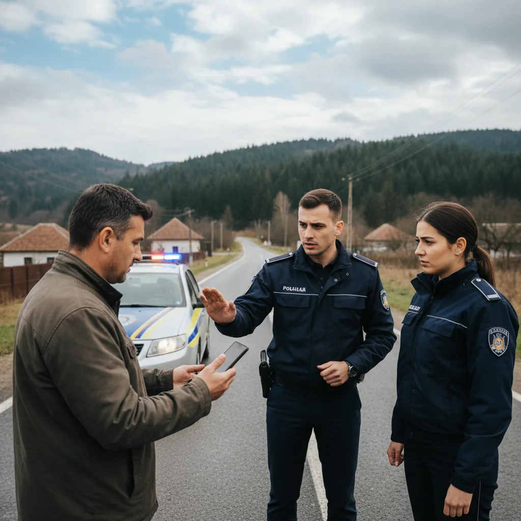 Șofer prins încercând să mituiască polițiștii din Neamț