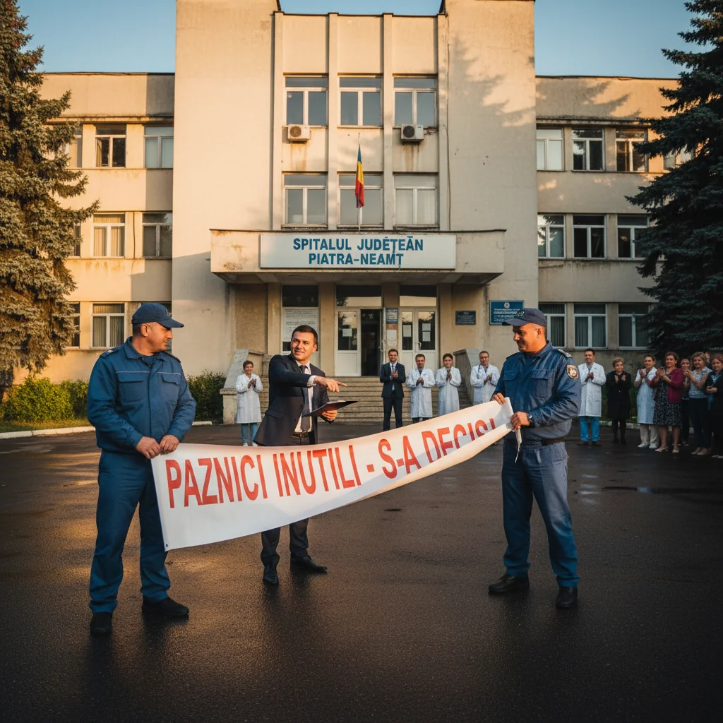 Spitalul din Piatra-Neamț renunță definitiv la paznicii considerați inutili