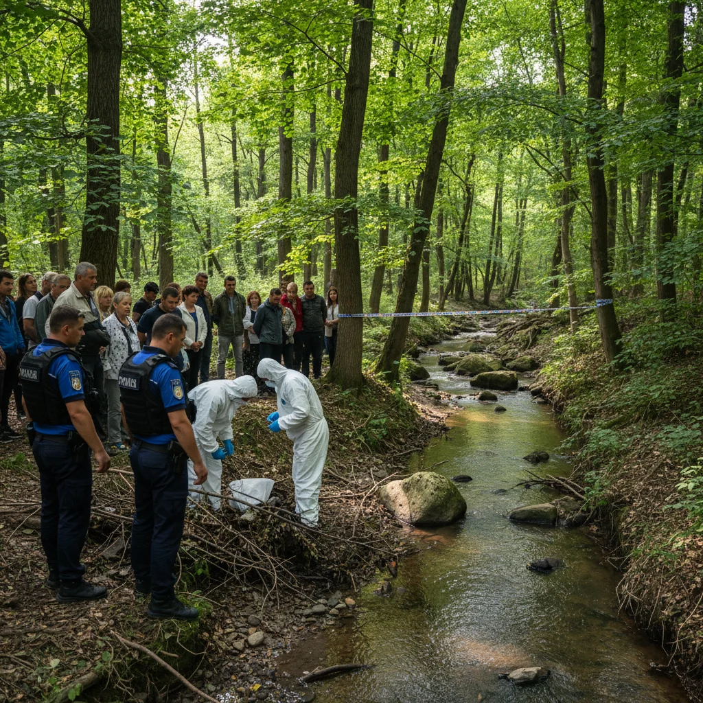 Tragedie descoperită în albia unui pârâu din Neamț