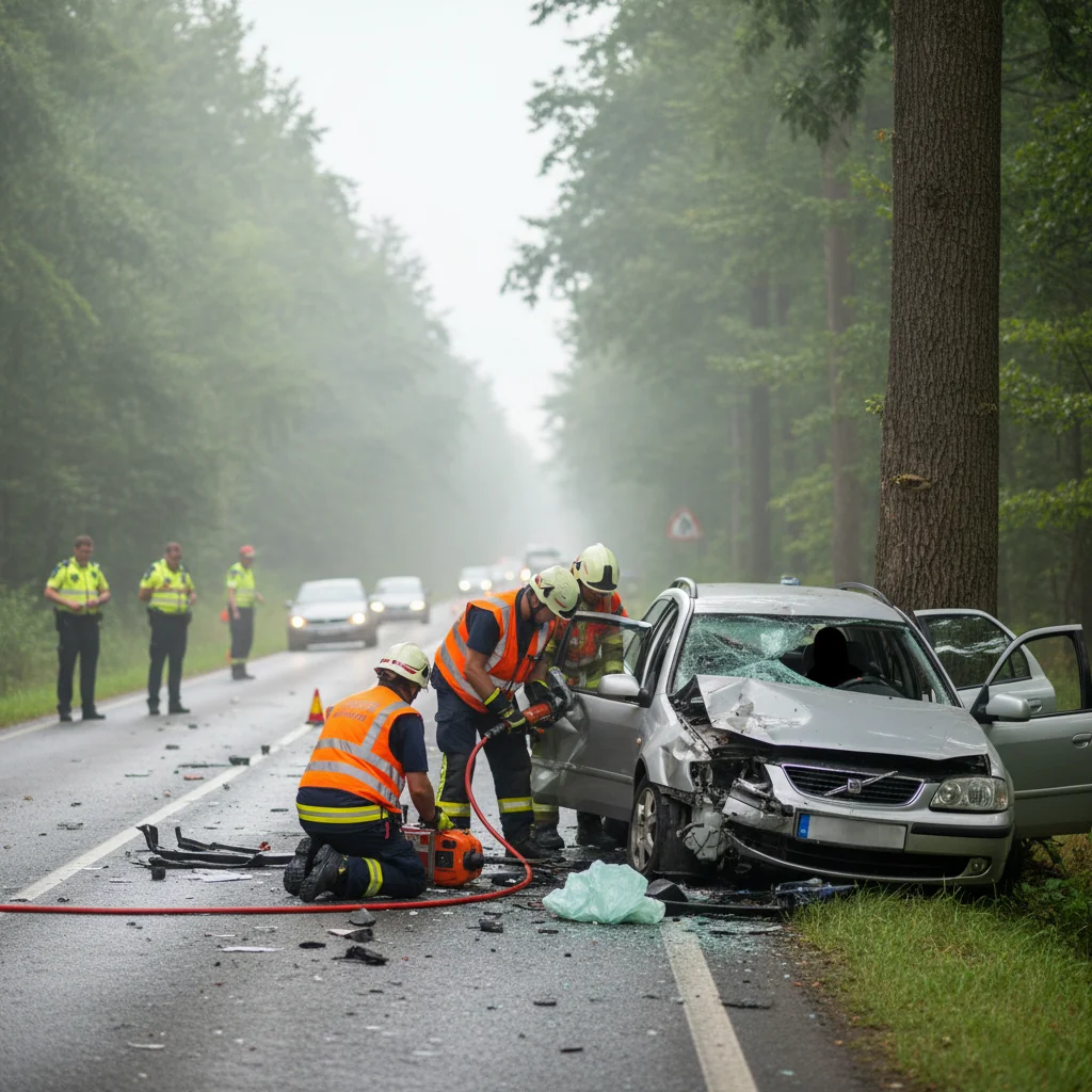 ULTIMA ORĂ – Accident grav cu victimă încarcerată în Neamț – FOTO